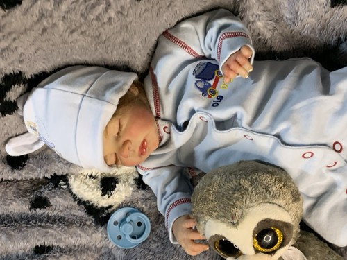 OOAK Sweet Reborn Baby BOY Doll JACK was Zendric By Dawn McLeod COMPLETED - Picture 12 of 23