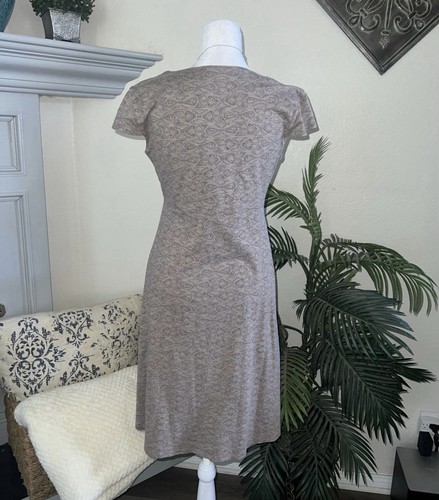 Toad & Co Size Small Brown Rosemarie Dress Organic Cotton Samba Fabric Outdoor - Bild 7 von 8