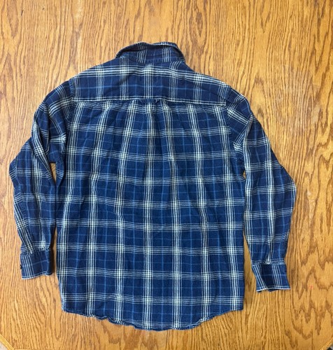 Pendleton Flannel Men’s Button Up Blue Size M - Picture 2 of 4