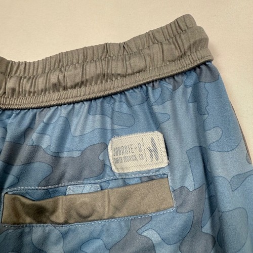 Pantalones Cortos Atléticos Johnnie-O Camuflados Ligeros Cordón Azul Gris Para Hombre Talla Pequeña - Imagen 8 de 8