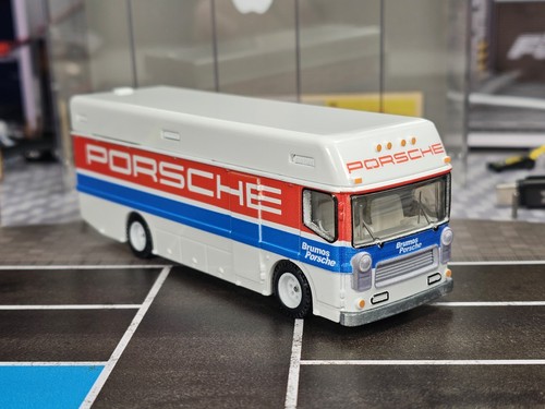 Hot Wheels Loose Premium Team Transport PORSCHE EURO HAULER White Race Truck New