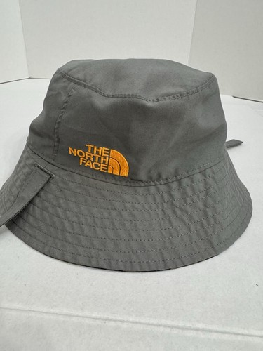The North Face UPF 50 Kids Youth Reversible, Bucket Hat Small. Camo, Grey. C15