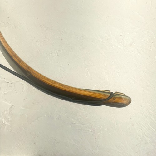 Vtg 1953 BEAR Archery Glass Powered KODIAK Hunter Recurve BOW RH 64" 49# xk529 - Picture 3 of 9
