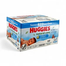 Huggies Natural Care Plant-Based Baby Wipes Cucumber + Aloe 17-Packs 1088-Wipes