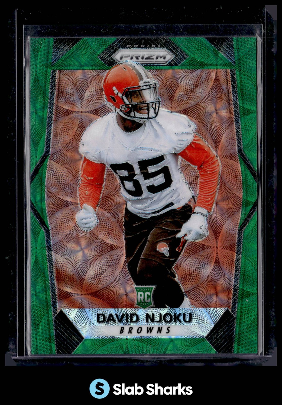 2017 PANINI PRIZM #201 DAVID NJOKU PRIZM GREEN SCOPE RC ROOKIE /99