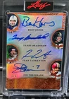 2026 Leaf Magnificence Bradshaw Tarkenton Theismann Jones Auto Autograph #d 2/5
