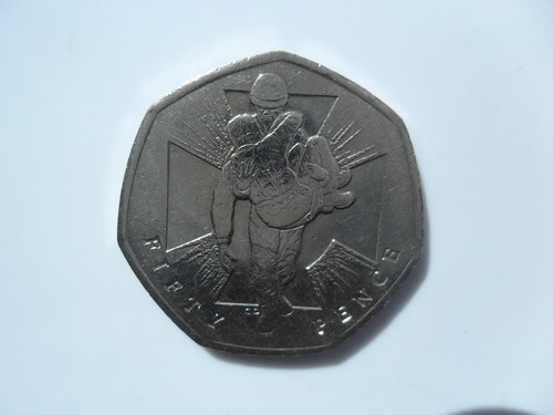 2006 50 PENCE UK 50p COIN 150 YEAR ANNIVERSARY VICTORIA CROSS SOLDIER + COMRADE - Bild 2 von 10