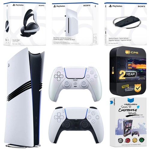 Sony PlayStation 5 Pro Digital + Unidad de Disco + Auriculares + Soporte + Mando Extra - Imagen 16 de 65