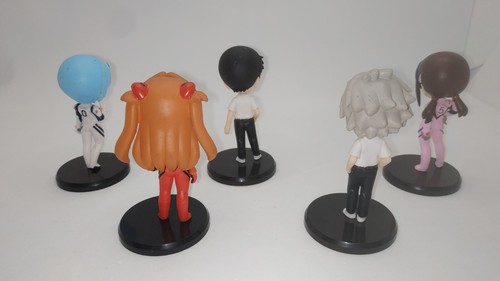 Neon Genesis Evangelion Gacha Gashapon Chibi Figures Asuka Rei Rei Shinji Kaworu - Picture 2 of 2
