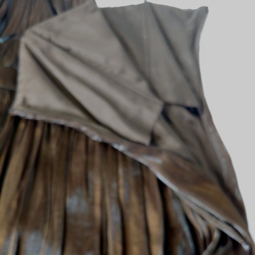 NWT Laundry By Shelli Segal Formal Dress 12 Strapless Metalic Brown Bubble Hem - Picture 8 of 8