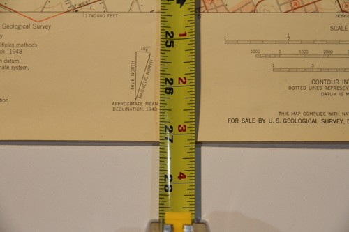 VALLEY CENTER Quadrangle CA USGS Topographic Map 1949 Vintage 27x22 - Picture 15 of 15