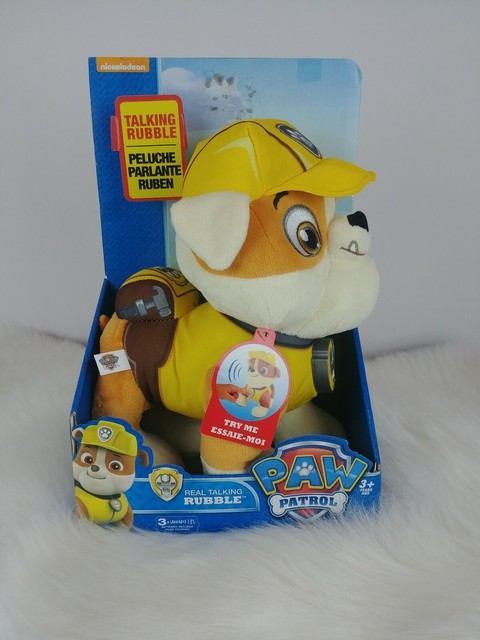 talking rubble paw patrol