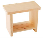 Ikegawa Wood Crafts Extra Large Japanese Cypress Hinoki Bath Stool XL Size Chair