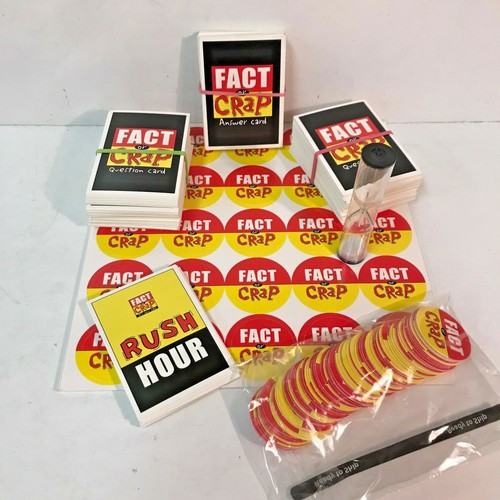 Fact Or Crap Its Your Call Card Game By Imagination Entertainment Fun Complete - Picture 2 of 6