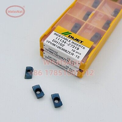 Dijet YPHW100308ZER-15 DH102 Milling Carbide Insert YPHW Dijet YPHW100308ZER-15 DH102 Milling Carbide Insert YPHW