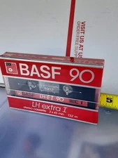 BASF 90 LH Extra I Stereo Cassette Tape 90 minute LH-E I Audio Tape New Sealed