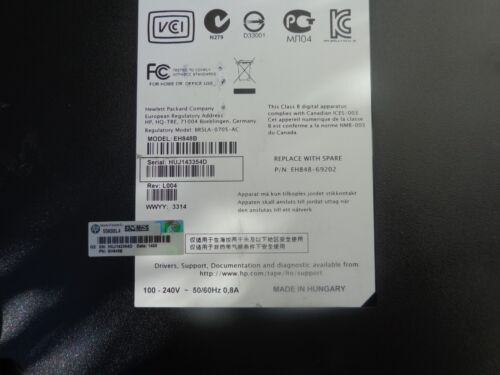 HP Storageworks EH848B LTO3 SAS externes Bandlaufwerk EH848-69202 ULTRIUM 920 - Bild 3 von 3
