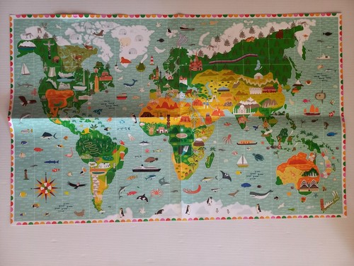 Djeco PUZZLE OBSERVATION Around the World 200 pc Jigsaw with Poster & Booklet - Picture 8 of 11