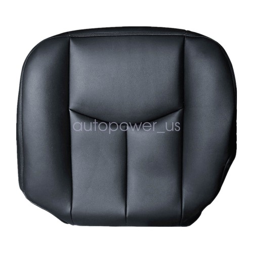 Fits 2003-2006 Chevy Silverado 1500 2500 HD Front Bottom & Back Seat Cover Black - Picture 7 of 15