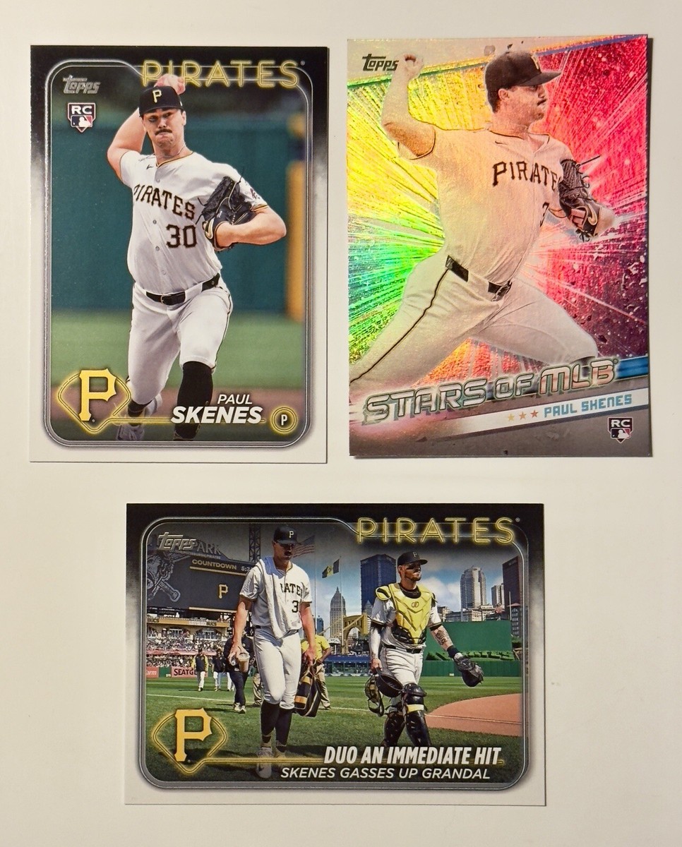 2024 Topps Update Series Paul Skenes #US100 Rookie Card +