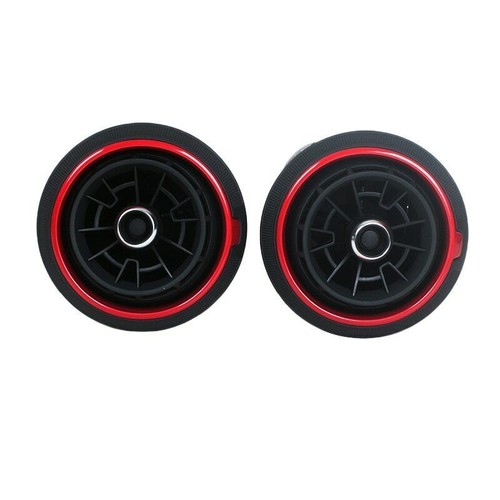 3pcs Dashboard Air Vent Conditioner Outlet Red For Audi S3 A3 RS3 2017 2018 - Picture 2 of 8