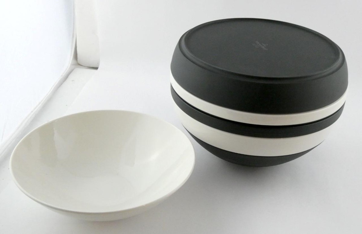 Villeroy and Boch Iconic Black and White La Boule 7 Piece
