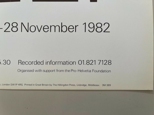 TINGUELY, ESCULTURA Y MÁQUINAS, ILUSTRACIÓN, IMPRESIÓN DE EXPOSICIÓN 1982 GALERÍA TATE - Imagen 9 de 9
