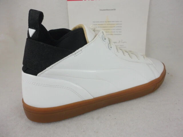 White patent leather pumas sale
