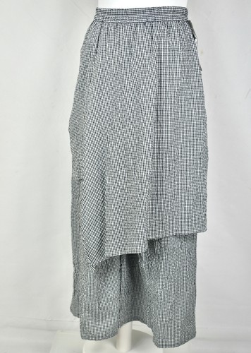 black & White check palazzo Trousers by German Designer CHAMPAGNE Size XL/XXL - Picture 2 of 4