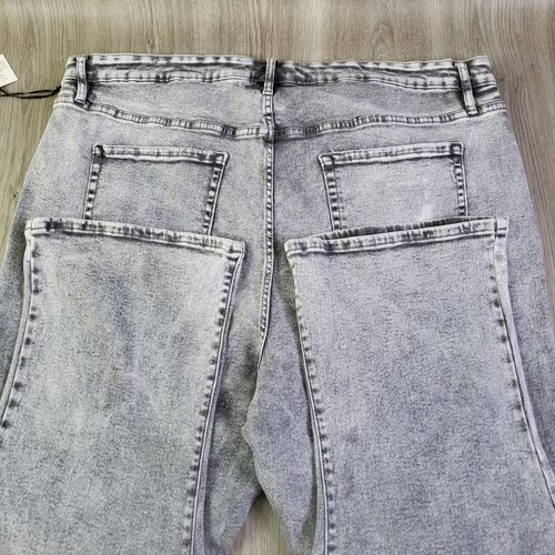 AVA & VIV Damen-Leggings kurz geschnittene Jeans schwarz Sone gewaschen Größe 26W hochrise Stretch - Bild 6 von 20
