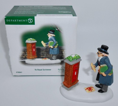 Dept 56 Dickens Heritage Village Accessory 2007 YE ROYAL SCRIVENER #799947 H34 - Picture 1 of 5
