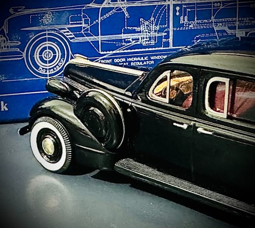 Brooklin CSV 20 1937 Superior-Pontiac Lawndale entrenador funerario (negro) - Imagen 4 de 11