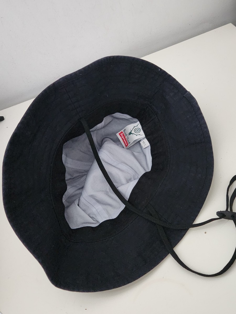 帽子 Supreme South2 West8 Jungle Hat SS19 Supreme South2 West8 jungle hat Size M/L Black bucket