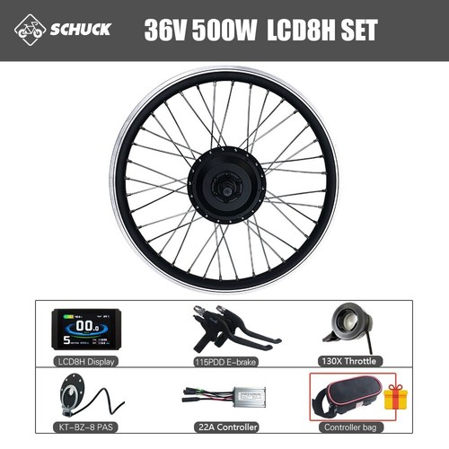36V 48V 500W Electric Bicycle Rear Rotate Hub Motor Waterproof Conversion Kit - Picture 18 of 22
