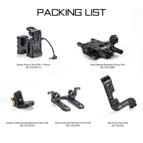 Tilta Camera Cage V Mount Camera Protective Case for Sony FX6 Advanced Kit - Picture 8 of 8