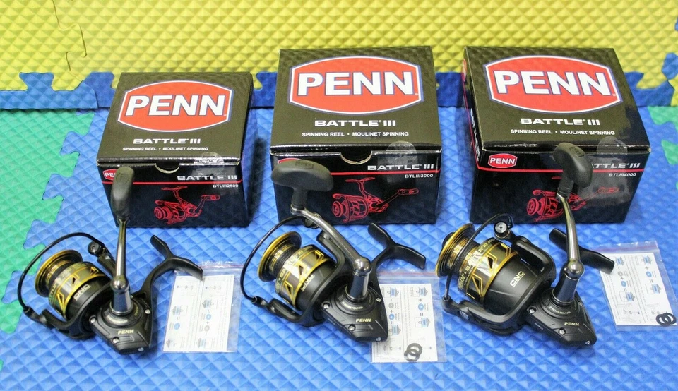 Carrete giratorio de agua salada Penn Battle III BTLIII - ¡ELIGE TU MODELO! Foto 2 de 3