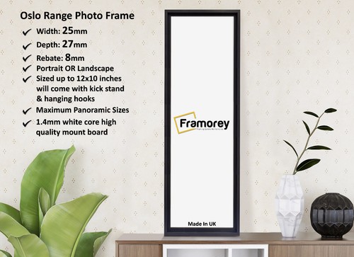 Panoramic Size Picture Frame Oslo Range With or Without White Mount - Picture 9 of 83