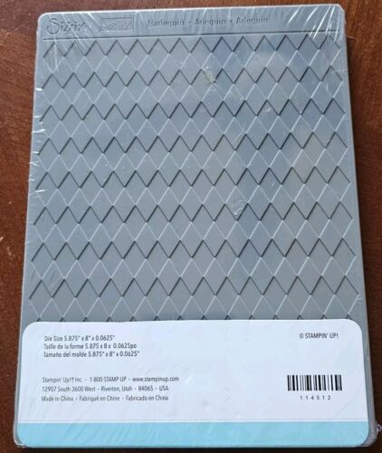 NEW Stampin' Up! Big Shot Texturz Backgrounds Sizzix #1 Set of 3 - Picture 4 of 5