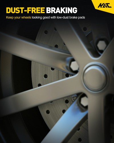 Front Brake Rotors Pads for Volkswagen Jetta 1999-2005 Volkswagen Beetle 06-10 - Picture 7 of 23