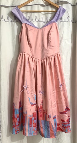 Disney Parks Disney Dress Shop Pink Fantasyland Dress Castle Her Universe Sz L - Picture 3 of 6