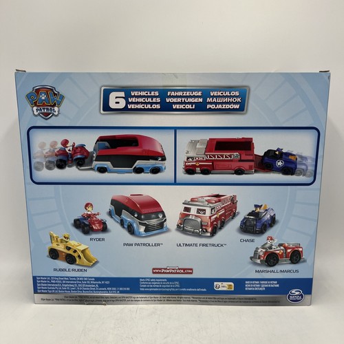 Paw Patrol True Metal Druckguss Fahrzeug Geschenkpackung Set 6 Autos Neu Versiegelt - Bild 4 von 4