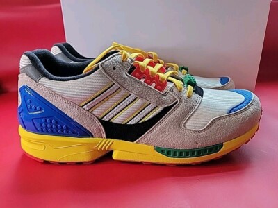 Adidas ZX 8000 LEGO Shoes Men Legendary Blocks Size 10 NEW