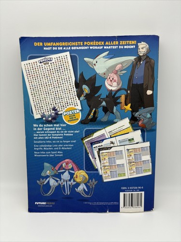 Pokemon Pokedex Vol 2 Diamant / Perl Edit Lösungsbuch Strategieführer in Deutsch - Imagen 2 de 4
