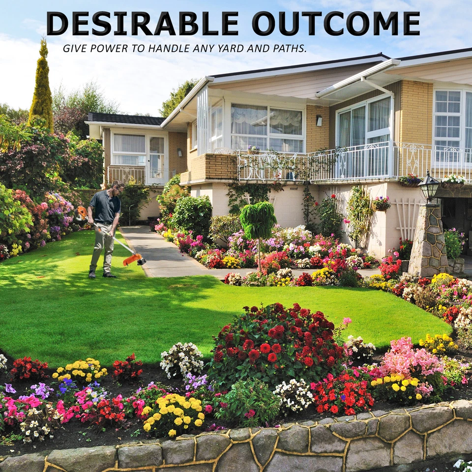 43cc Pole Brush Cutter Trimmer Line Whipper Snipper Tree Pruner Multi Garden - image 3 of 4