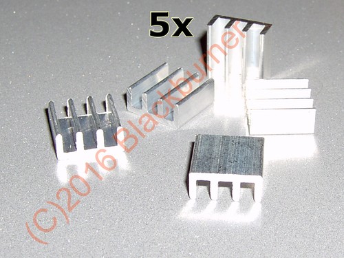1-10 Stck. Aluminum Kühlkörper Heat Sink 11x11x5mm - Bild 5 von 6