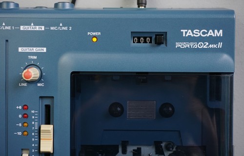 Tascam Porta 02 MKII Blue 4 Track Analogue Cassette Recorder - Just Serviced - Picture 4 of 15