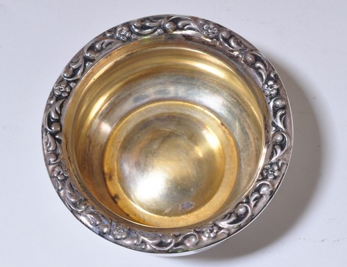 Antique Sterling Silver Salt Cellars-Set 6- Mechanics Sterling Co. -w/spoons - Picture 5 of 9