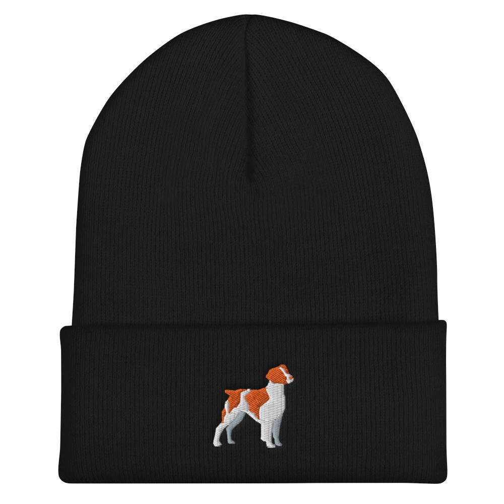 Brittany Dog Pet Lover Owner Embroidered Beanie Hat Clothing Gift