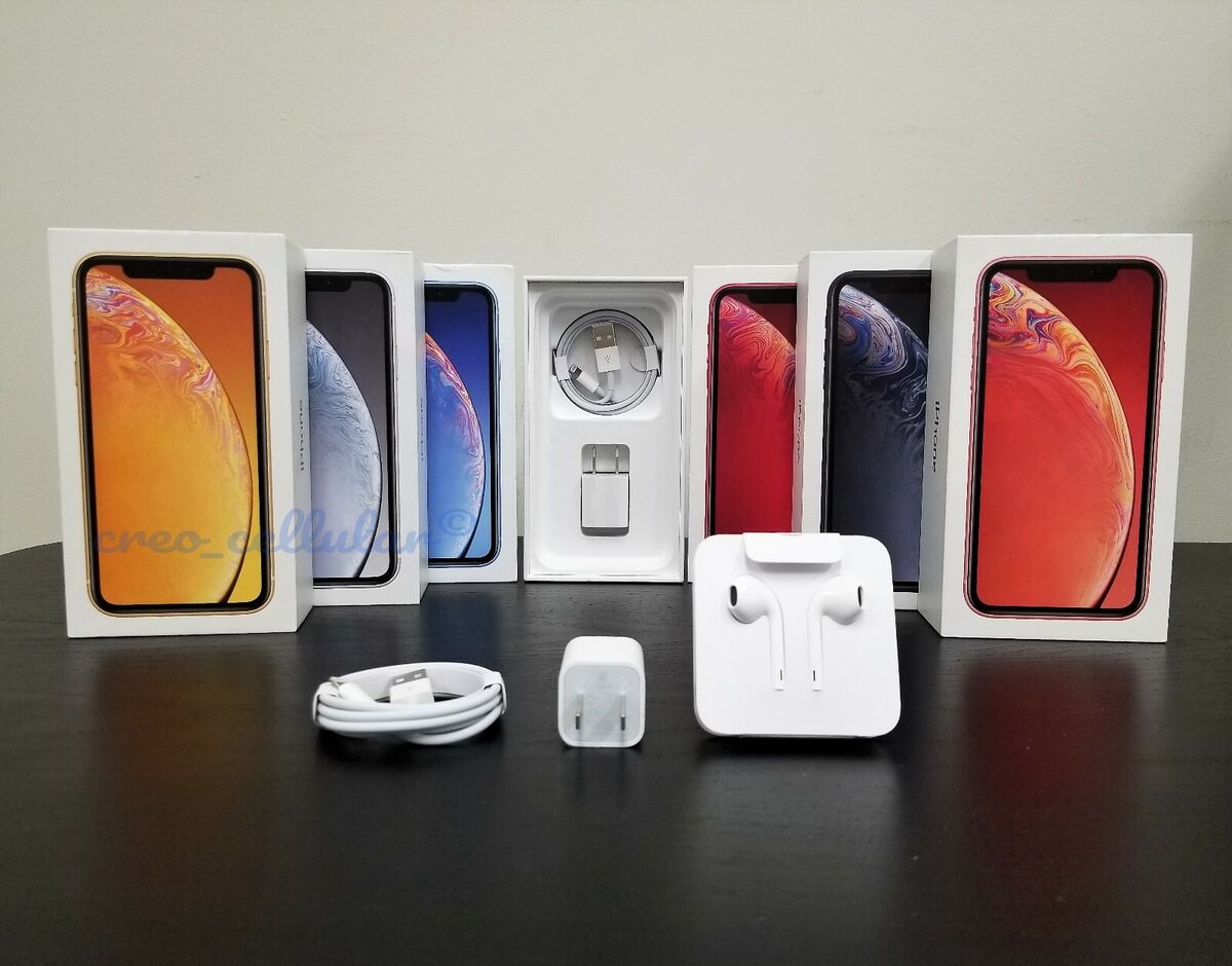 iPhone XR Box with OEM Apple Accessories Included Original iPhone XR Box with OEM Apple Accessories Included Original
