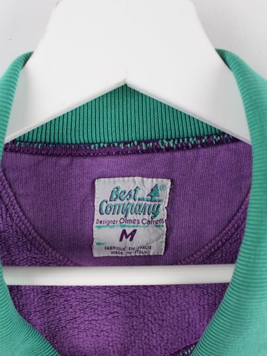 Best Company 90s Vintage Ski Print Sweater Lila S Hombre - Imagen 4 de 6